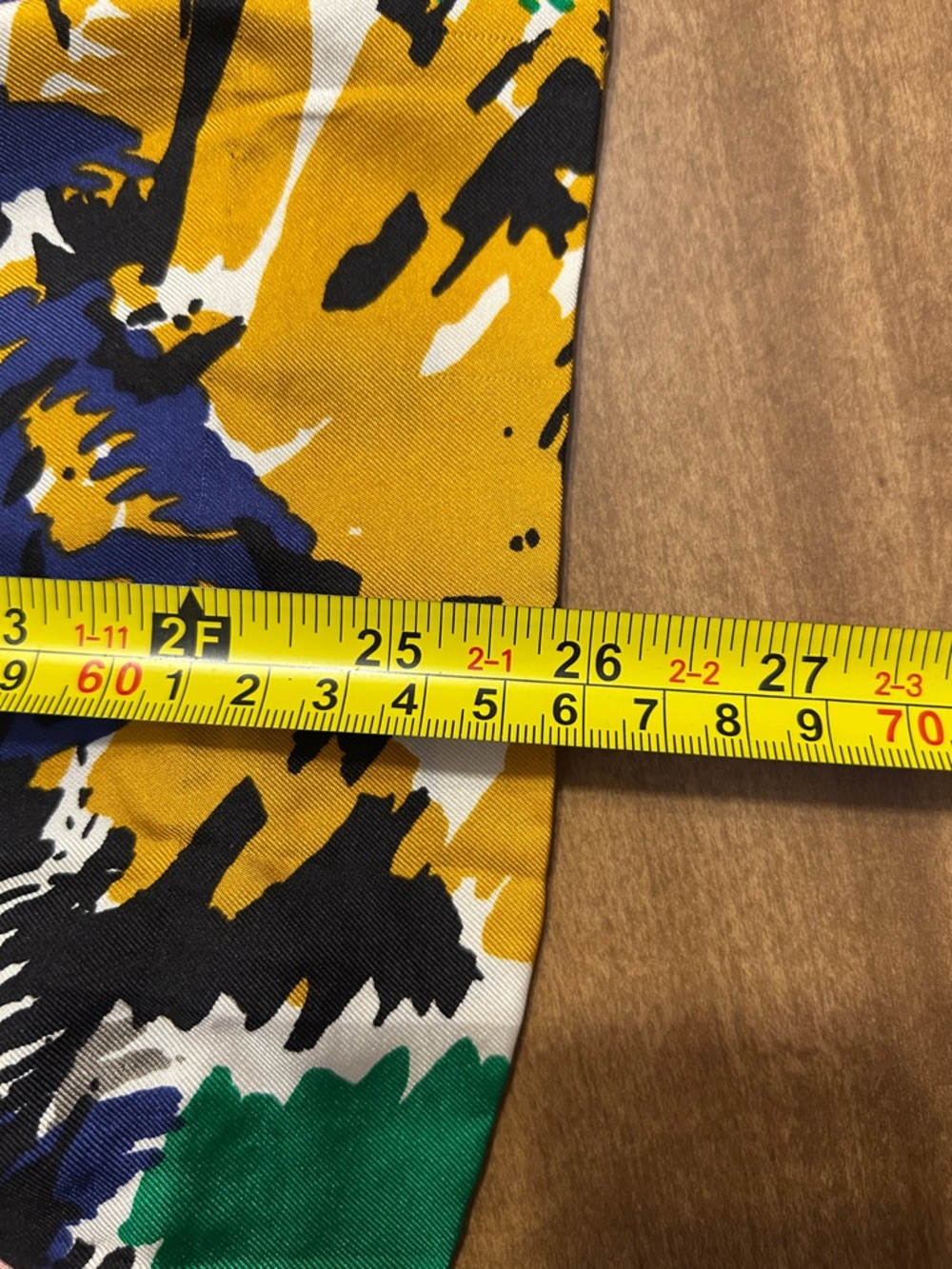 J. Crew 100% Silk Skirt Women Vibrant Colorful Paint Splatter A-Line - Size 14 - Picture 14 of 14
